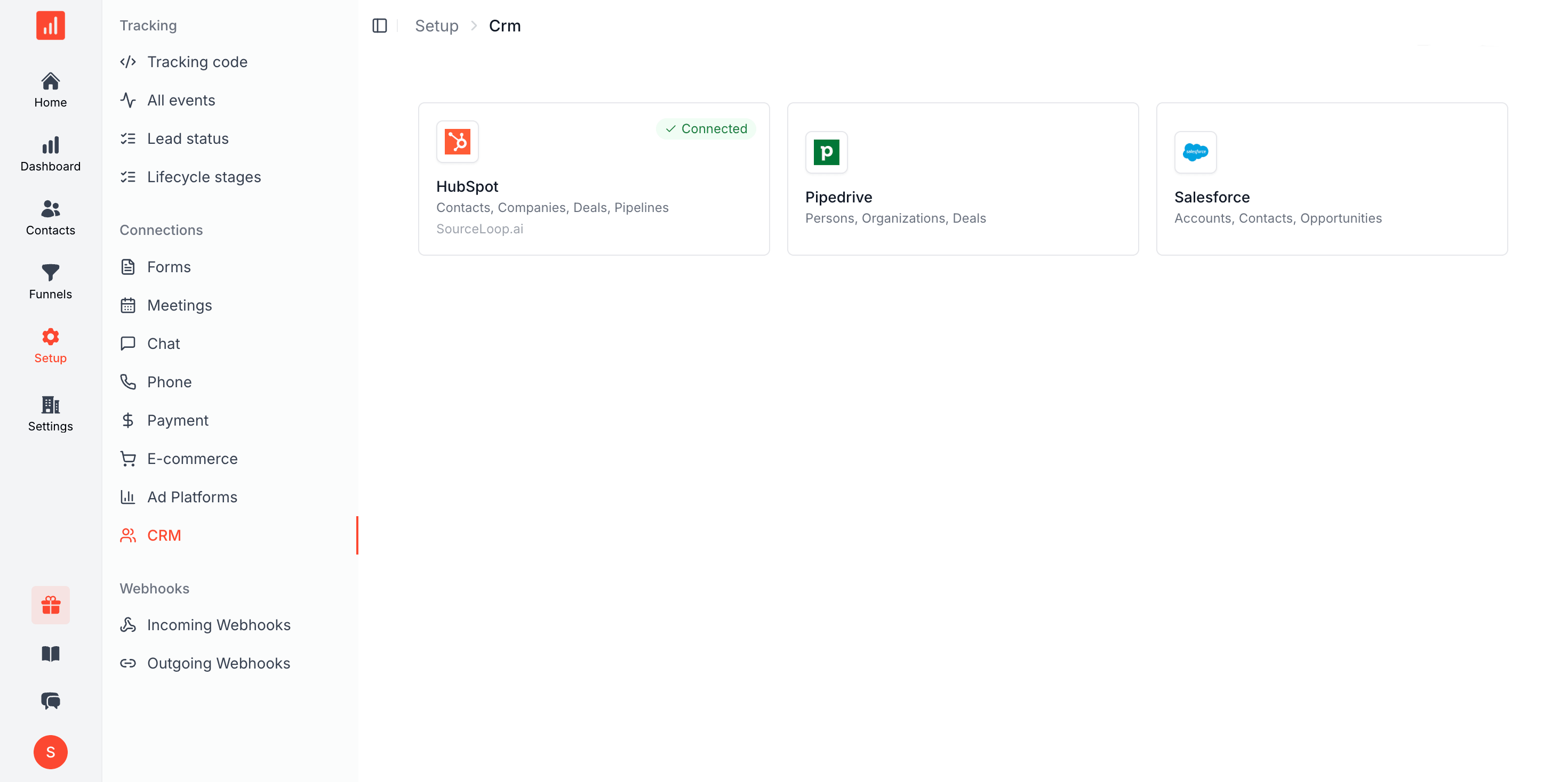 CRM integration